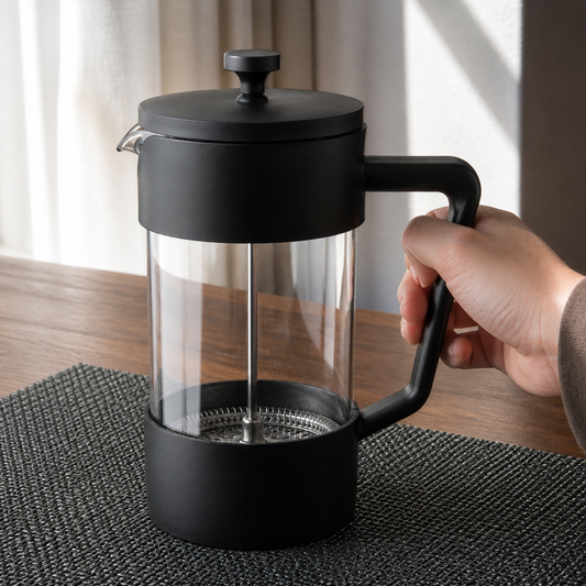 Commercial 8 Cup Cafetiere Black Coffee Maker for Cafes