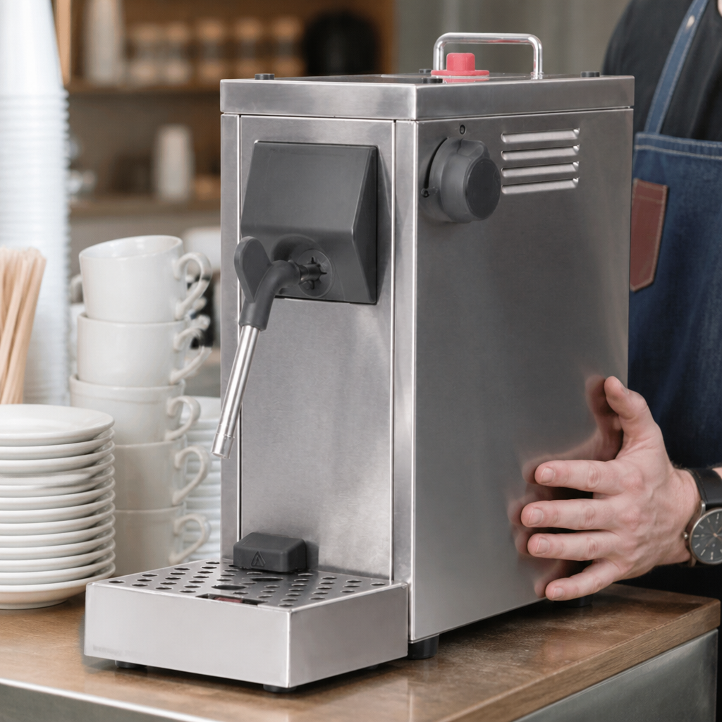 1Ltr Commercial Milk Frother with Jug and Thermometer