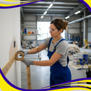 Premium Pre-Taped Masking Paper for Painting Projects - Mess-Free, Easy Application, Perfect for Home Renovation