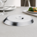 Commercial Stainless Steel Oval Serving Dish Lid 245x170mm