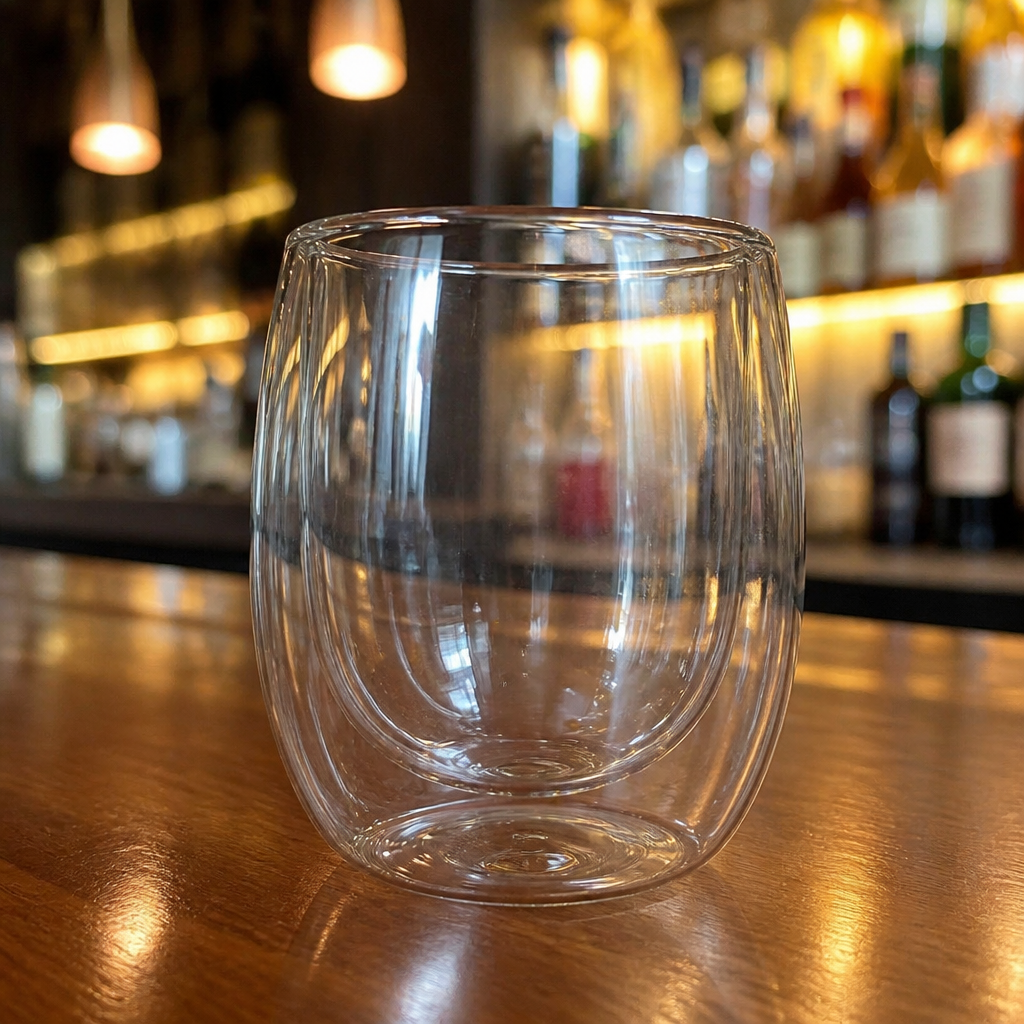 3oz double walled glass espresso cups for commercial use