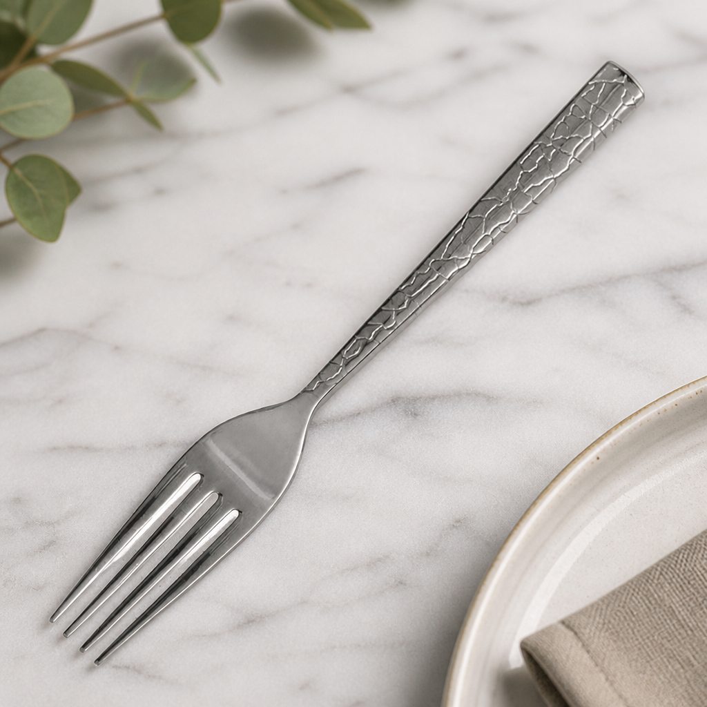 Commercial Kintsugi Dessert Forks 12 Pack Stainless Steel