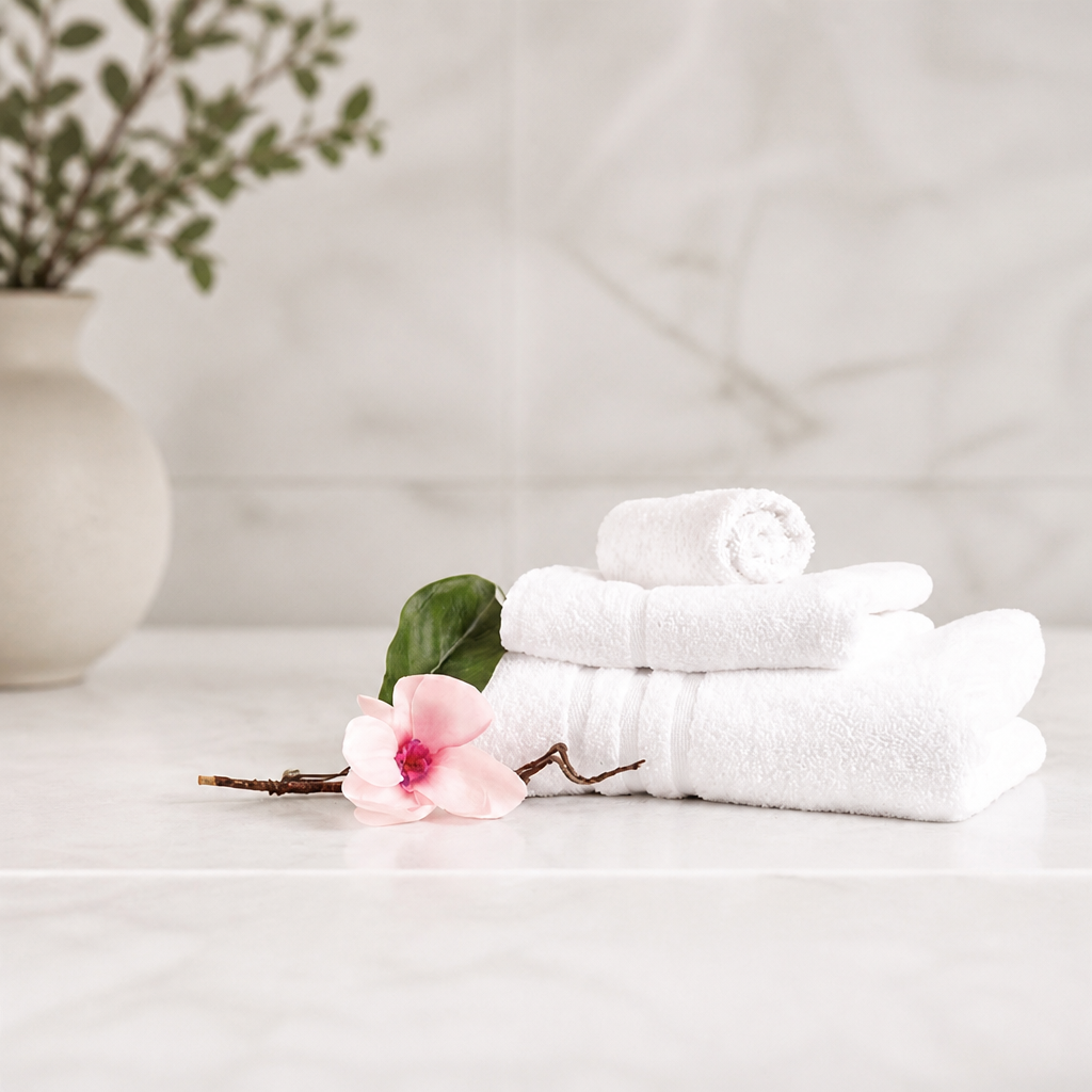 Organic Cotton Spa Towel Set for Eco-Friendly Hospitality