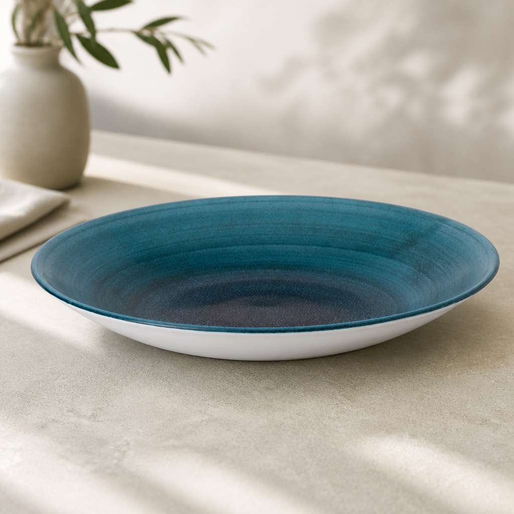Commercial Deep Coupe Plates 281mm - 12 Pack Aqueous