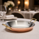 Commercial Copper Sizzler Plate 20cm 0.7 Ltr Capacity