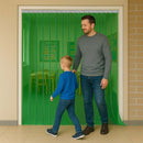 PVC Strip Curtains Quick Mount, Transparent Green – Child-Safe & Playful Design