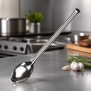 16" Commercial Stainless Steel Basting Spoon with Hook