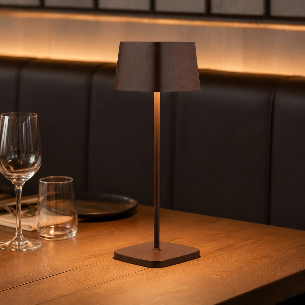 300mm Cordless Table Lamp - Commercial LED Lighting (6 Pack)