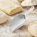 Commercial Aluminium Scoop 130ml for Food Portioning
