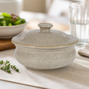 Commercial Lidded Stew Pots 430ml Grey Ceramic 6 Pack