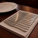 12 Pack Commercial Steak Knives with Teardrop Handle Design