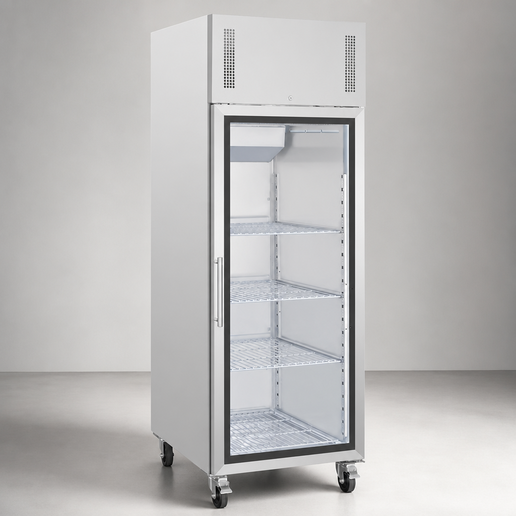 Commercial Upright Display Fridge 600L Capacity for Catering