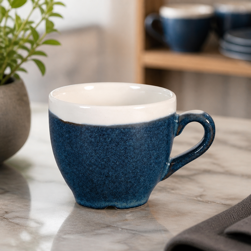 Commercial Espresso Cups 89ml Sapphire Blue 12 Pack