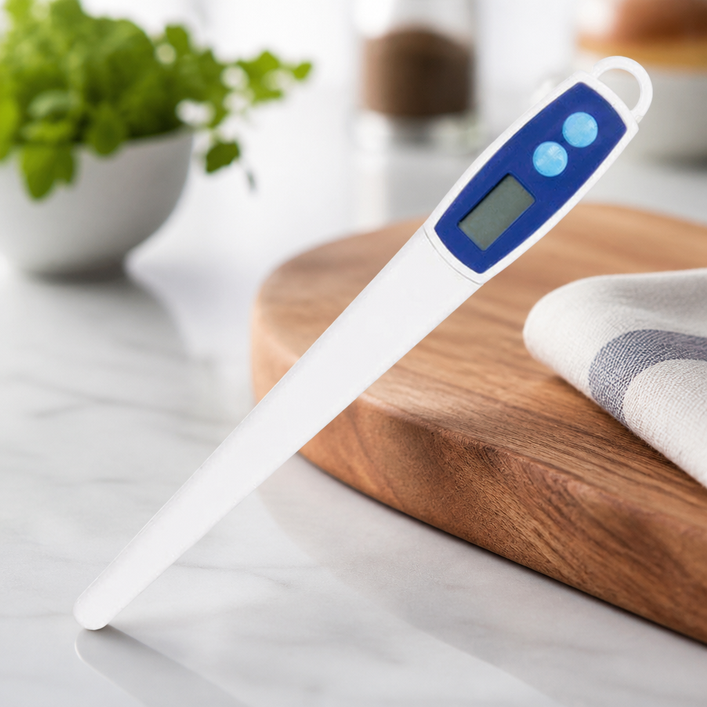 Digital Water Resistant Thermometer for Commercial Kitchen Use