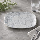 Commercial Kintsugi Oblong Plates 355x189mm Grey 6 Pack