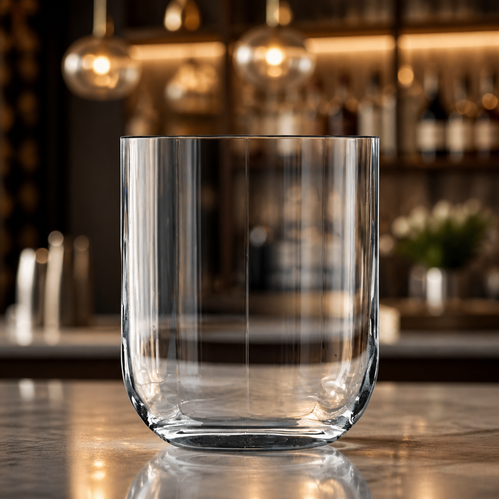 Jazz style double old fashioned whisky glasses 350ml 24 pack