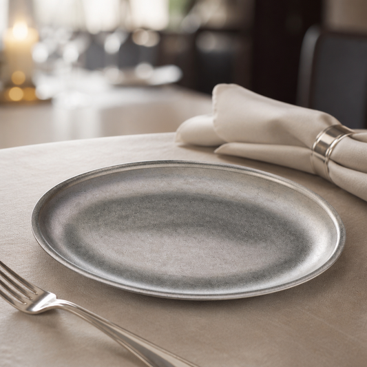 Commercial Oval Platters Stainless Steel 300x180mm 6 Pack