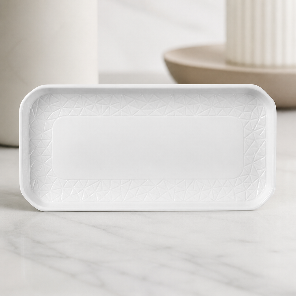 Commercial Deep Oblong Trays 263mm - 6 Pack Fine China