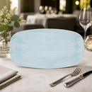 Commercial Oblong Plates 350x187mm Stonecast Canvas 6 Pack