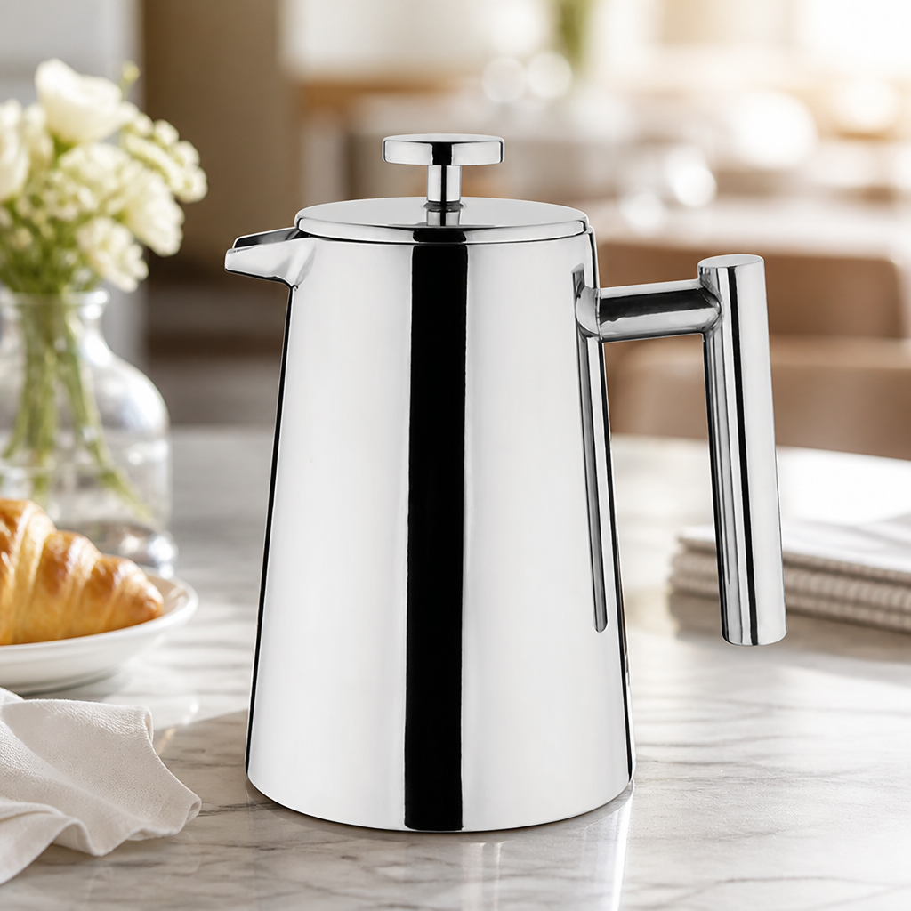 Commercial Stainless Steel Cafetiere 6 Cup 750ml Insulated