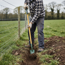 Premium Heavy Duty Insulated Rabbiting Spade 72" with Fiberglass Handle for High Voltage Safety