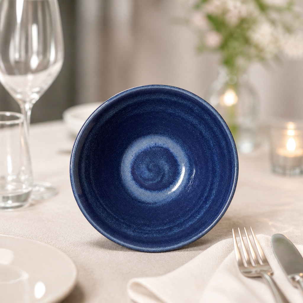 Commercial Bluestone Bowls 165mm 585ml 12 Pack