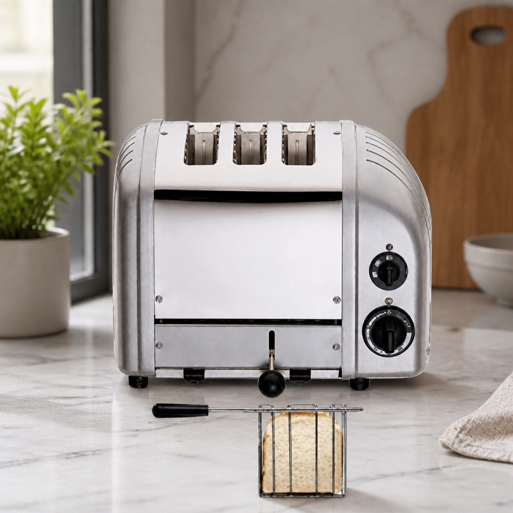 Commercial 3 Slice Toaster With Extra Wide Slots And Controls