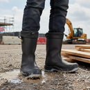 Premium Warm Lined Rigger Boot S3 SRC with Dual Density Sole and Slip Resistance in Sizes 4-14