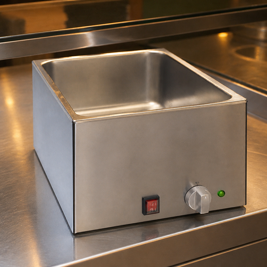 21Ltr Commercial Bain Marie with Adjustable Temperature Control