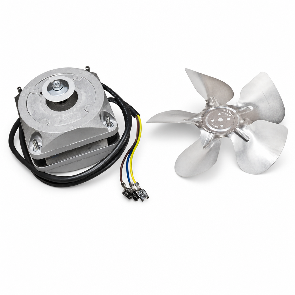 Commercial condenser fan for prep counter equipment
