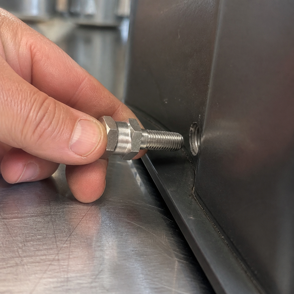 Commercial juicer locking screw replacement part