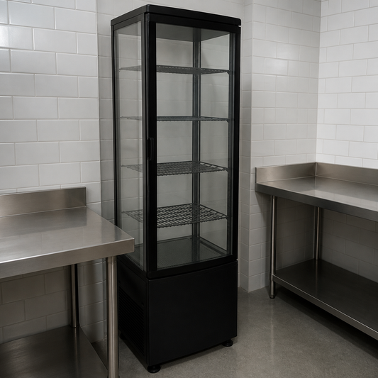 Commercial Curved Door Display Fridge 235Ltr Efficient