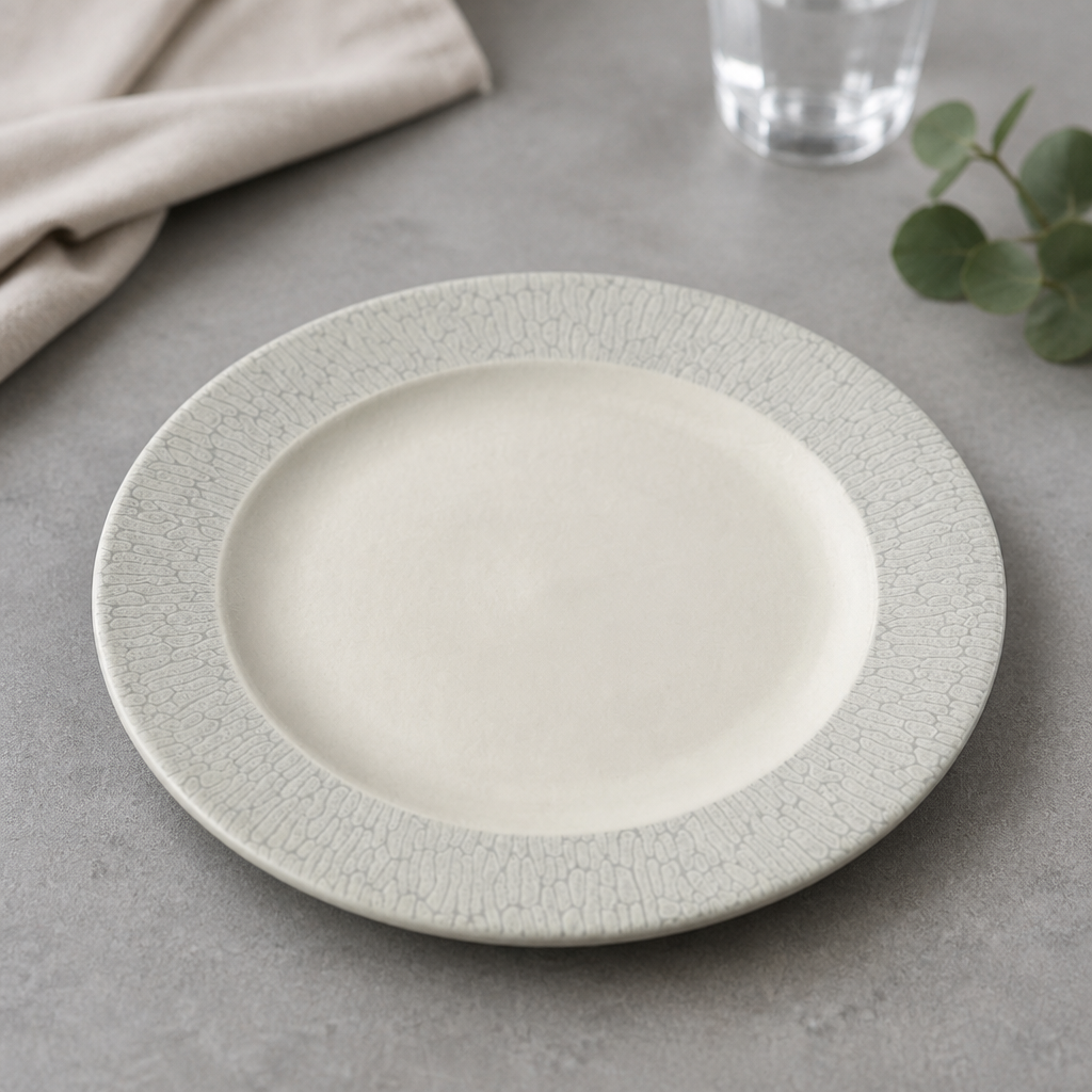 Commercial Delta Grey Profile Plates 273mm - 12 Pack