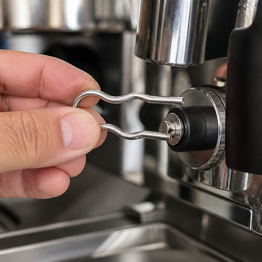 U-Shaped Clamp for Bean to Cup Coffee Machines