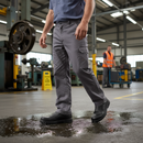 Premium Slip-On Safety Shoe with Steel Toecap and Excellent Slip Resistance for Medical and Food Industries