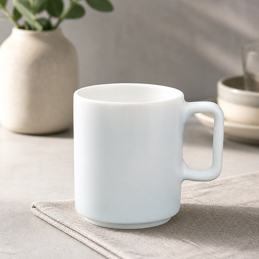 Commercial Fondant Cups 168ml Aqua Porcelain 6 Pack
