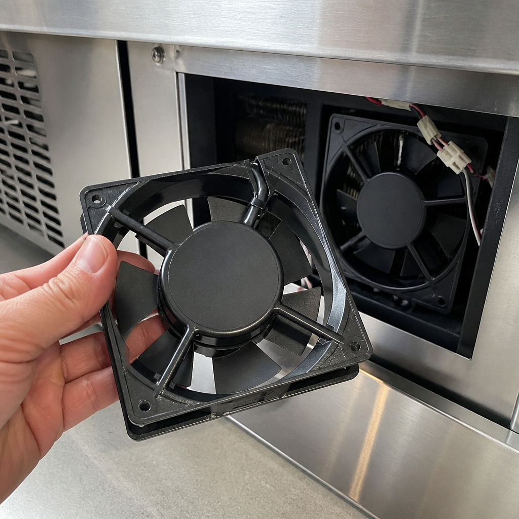 Condenser fan replacement part for under counter fridge