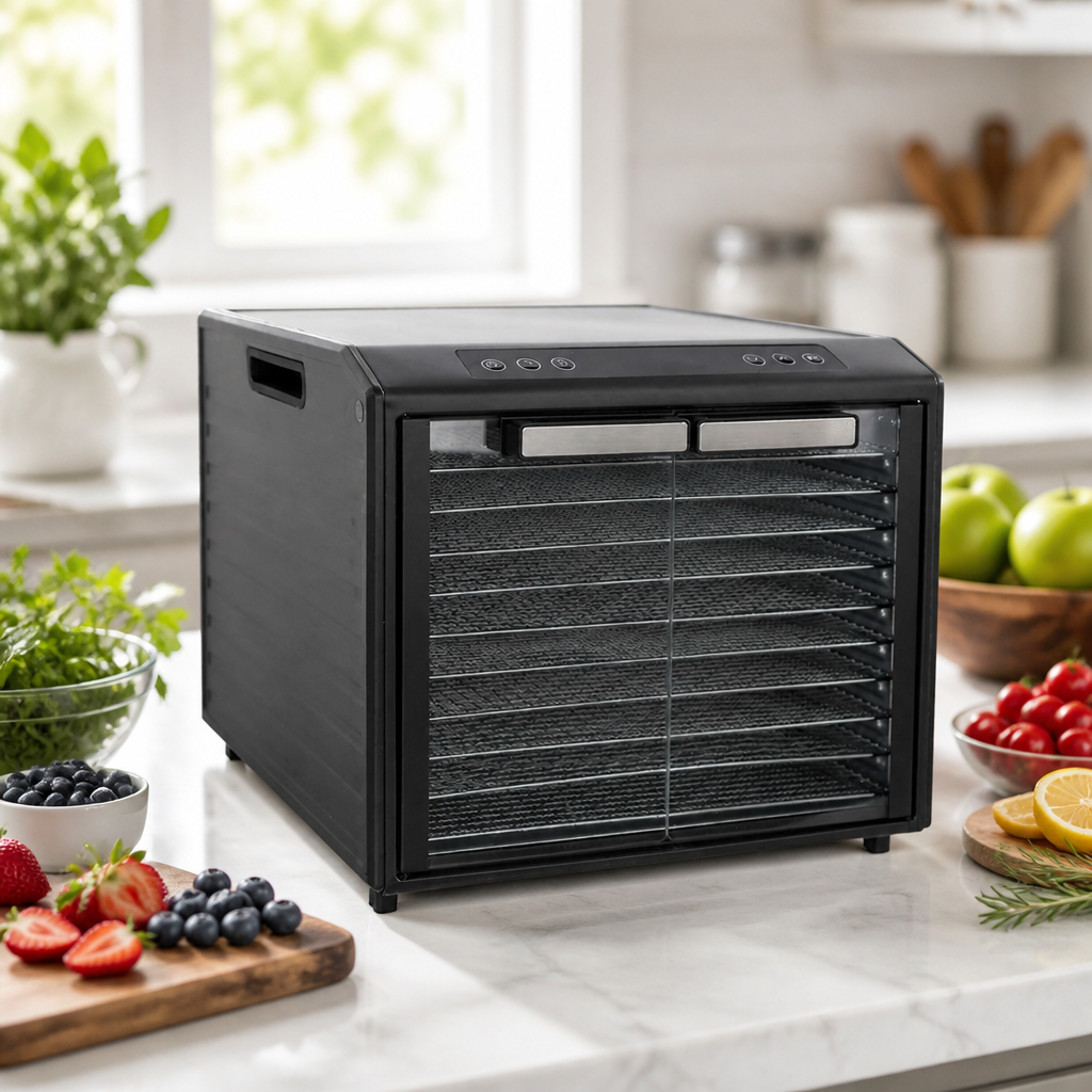 10 Tray Digital Commercial Dehydrator with Timer and Controls