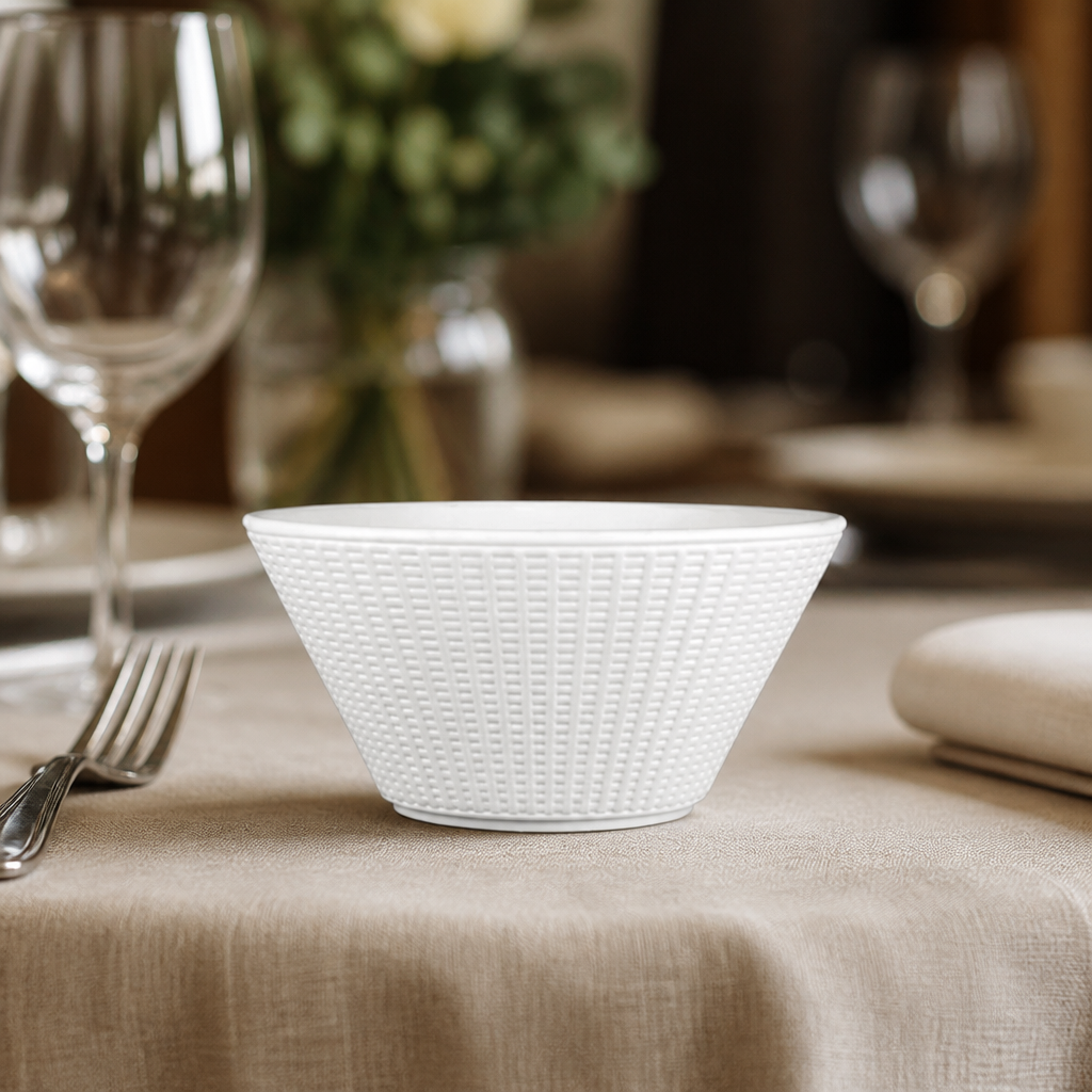 160mm Commercial Ceramic Bowls - 12 Pack Design