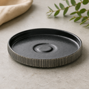 Commercial Stoneware Saucers 150mm Black & White 6 Pack