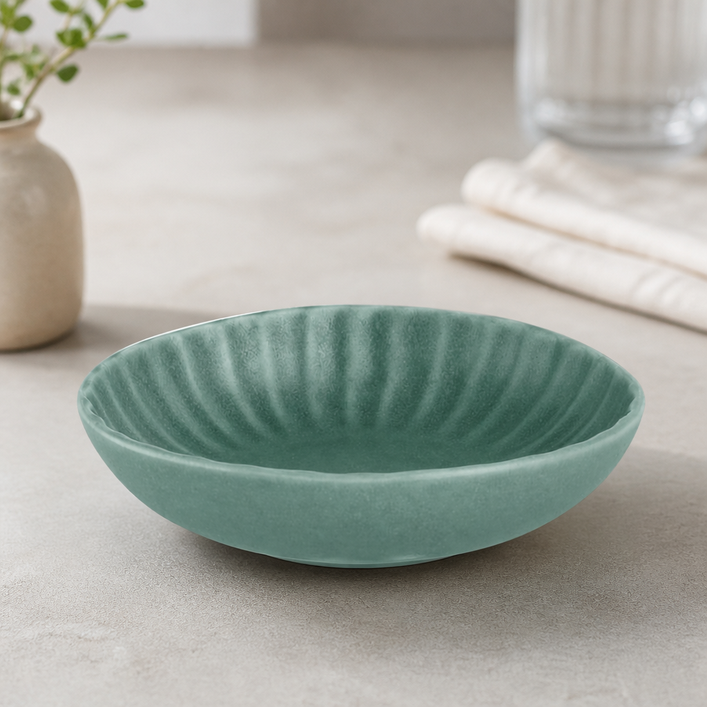 Commercial Green Coupe Bowls 160mm - 6 Pack Porcelain