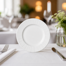 Commercial Mid Rim Plates 157.5mm - 36 Pack Stackable Dinnerware