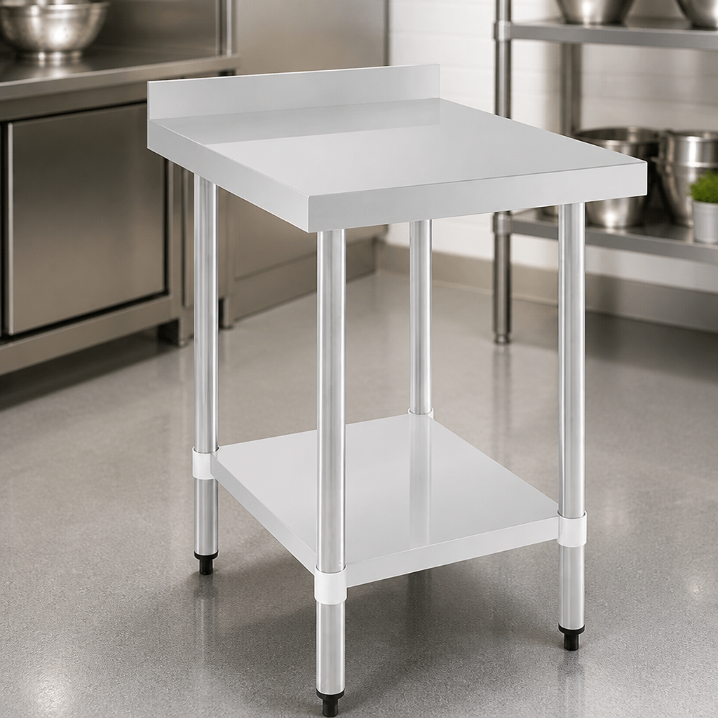 Stainless Steel Professional Work Bench for Kitchens and Workshops