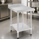 Commercial Work Bench and Prep Table - Heavy Duty Stainless Steel