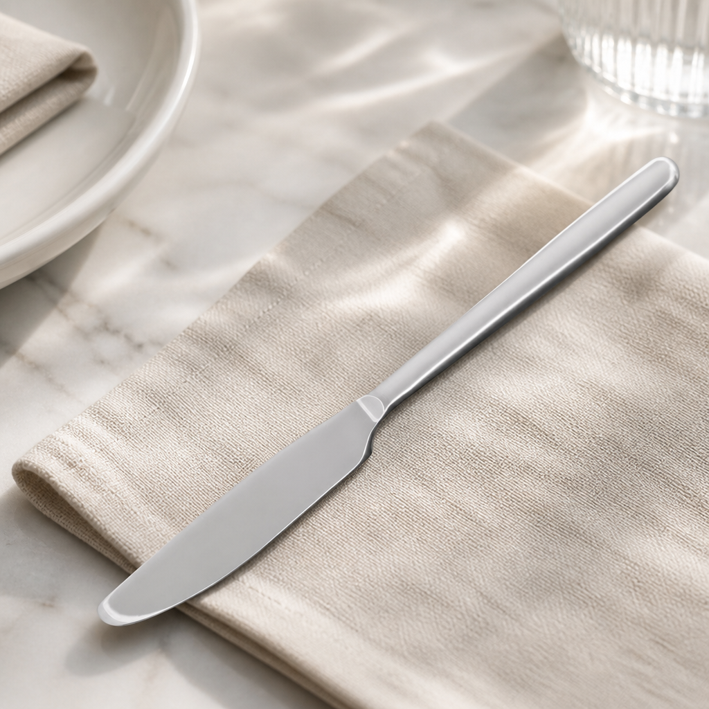 Commercial Table Knives Set of 12 - 227mm Stainless Steel