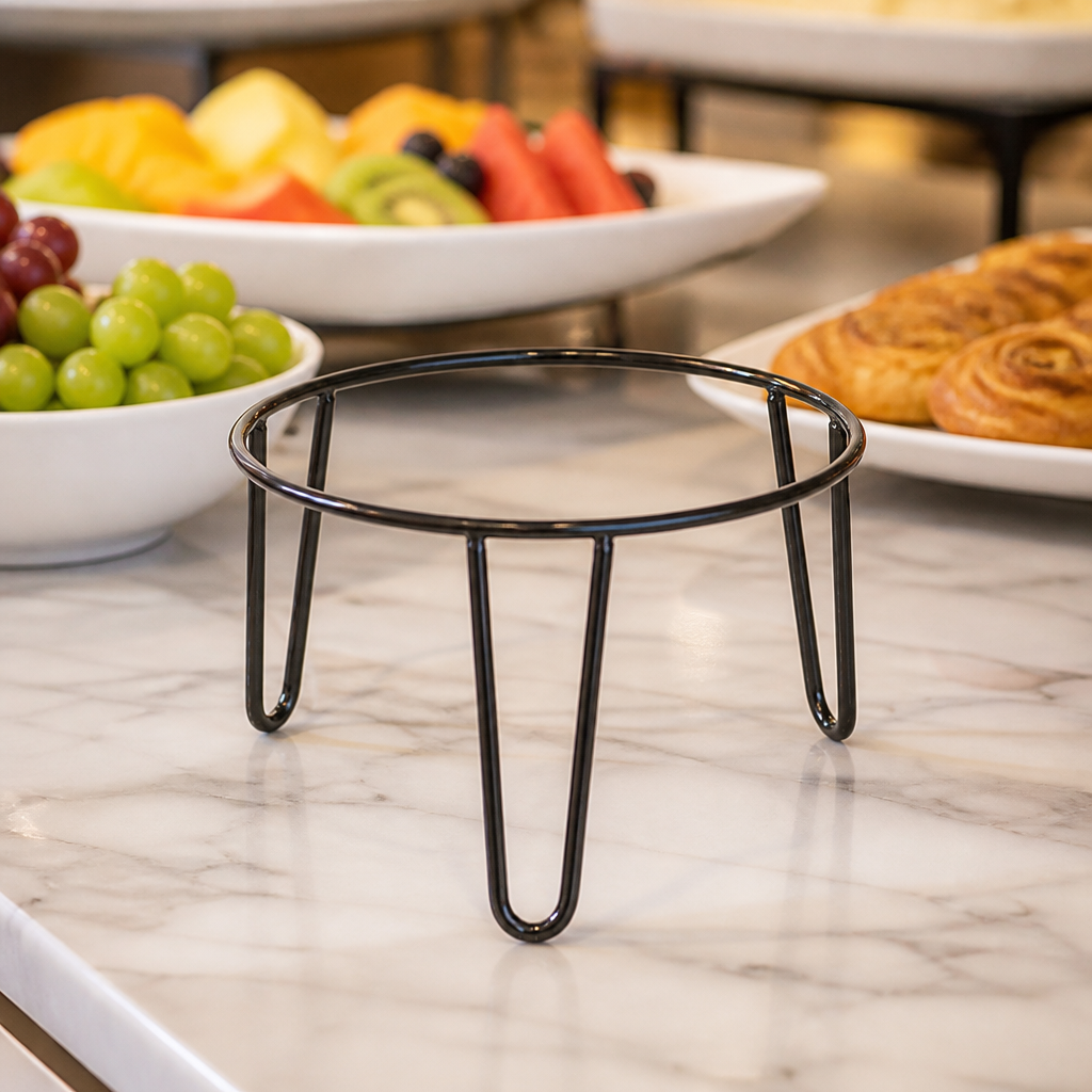 Non-Slip Round Riser 210mm for catering food displays