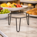 Commercial Buffet Display Stand Non-Slip Round Riser 210mm