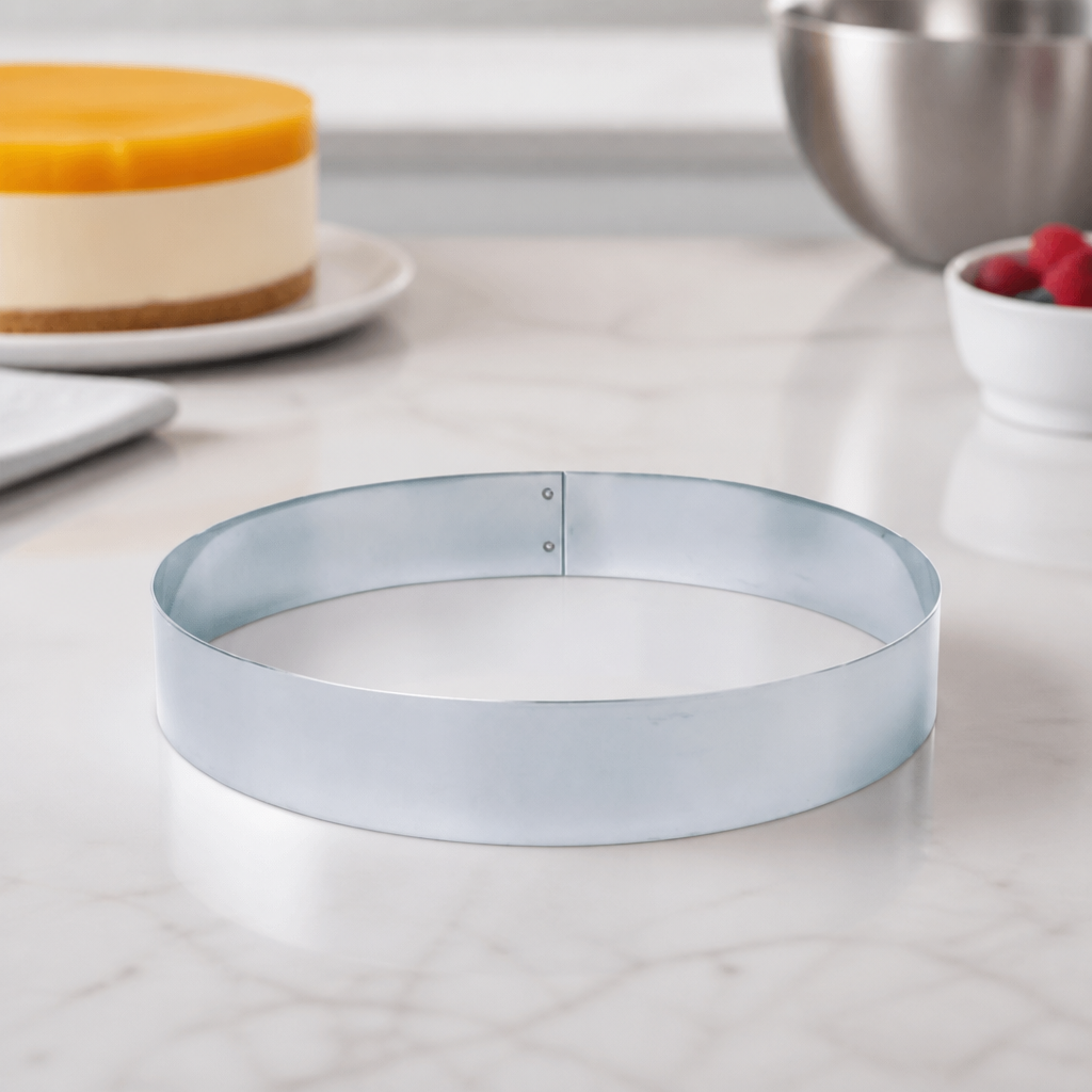 Commercial Stainless Steel Mousse Ring 50 x 240mm Plating Mould