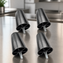 Commercial Barbecue Parts Set of 4 Feet for Gas Griddle