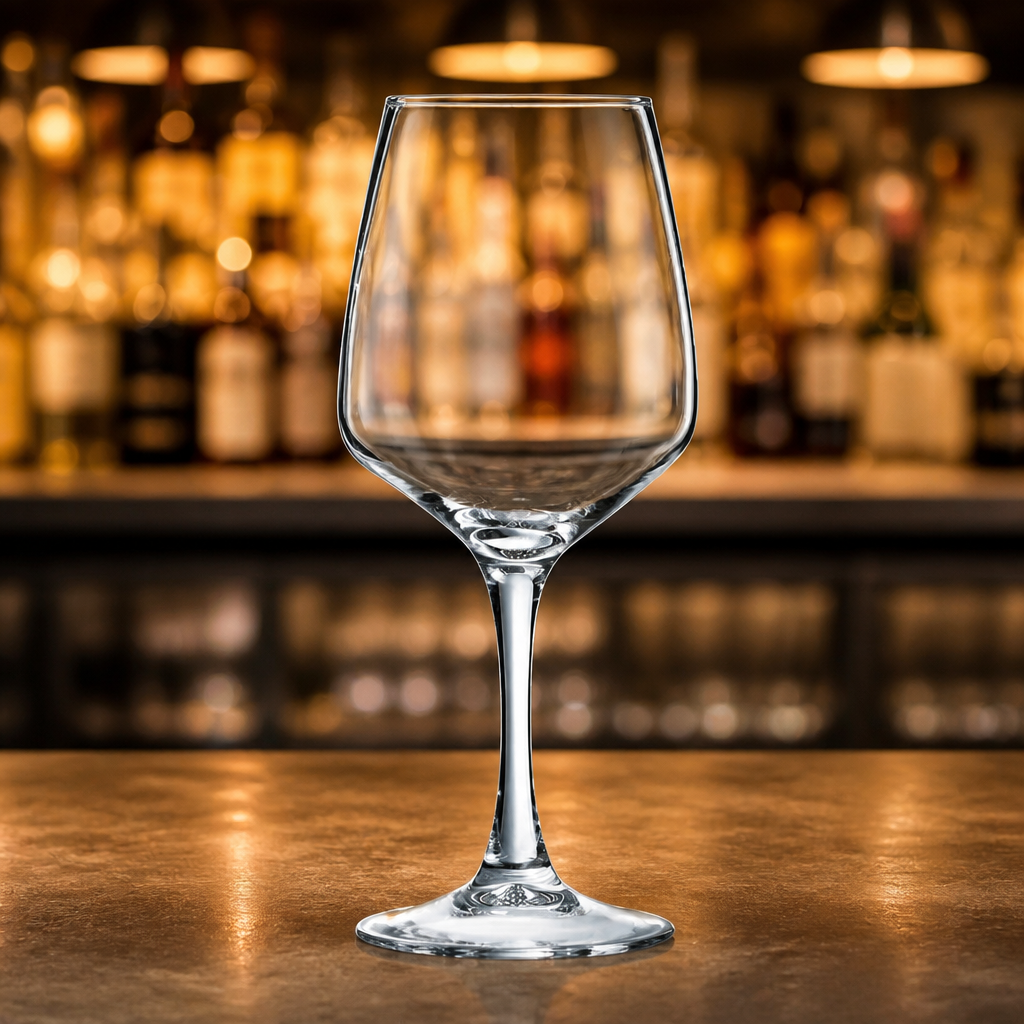 250ml Commercial Wine Glasses - 24 Pack Durable Stemmed Glasses